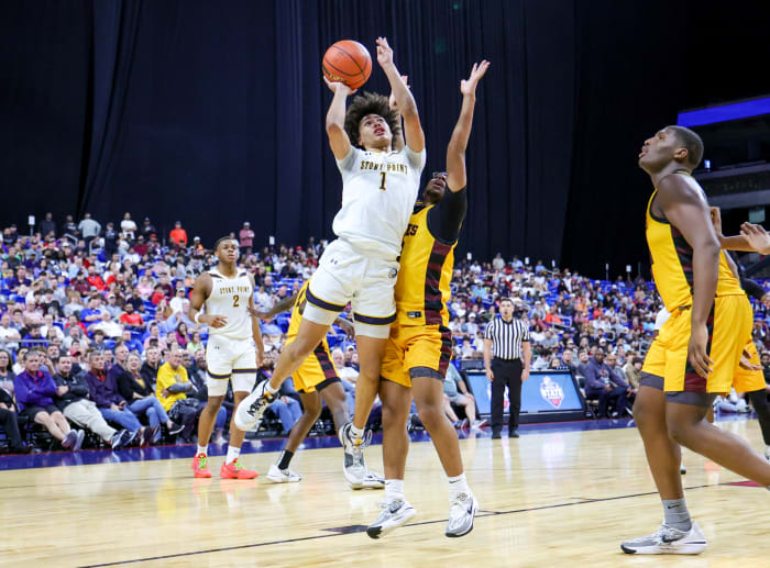 beaumont united stony point texas uil 6a basketball semifinals playoffs tommy hays BU vs Stoney Point 12